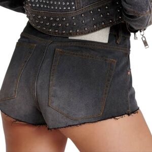 $110 NWT ONE TEASPOON The One High Waist Cheeky Denim Shorts Size 26